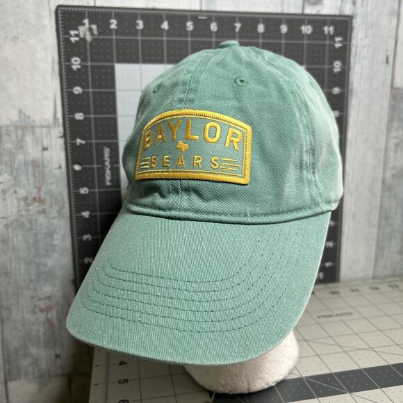 BAYLOR BEARS Comfort Colors Baseball Cap Teal Cotton Adjustable - Picture 1 of 8